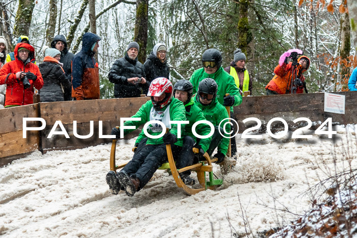 53. Hornschlittenrennen Partenkirchen, 06.01.2024