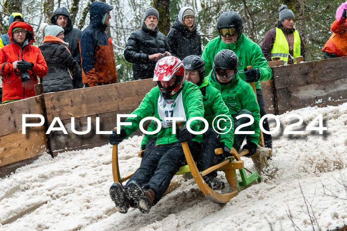 53. Hornschlittenrennen Partenkirchen, 06.01.2024