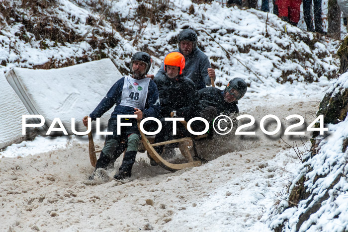 53. Hornschlittenrennen Partenkirchen, 06.01.2024