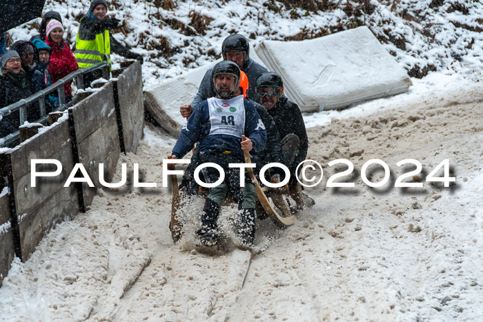 53. Hornschlittenrennen Partenkirchen, 06.01.2024