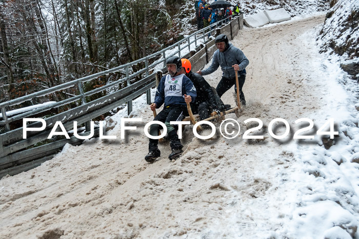 53. Hornschlittenrennen Partenkirchen, 06.01.2024