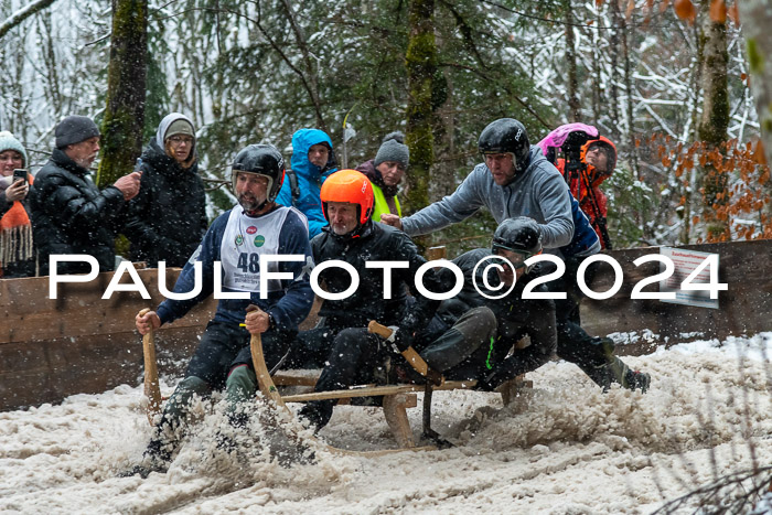 53. Hornschlittenrennen Partenkirchen, 06.01.2024