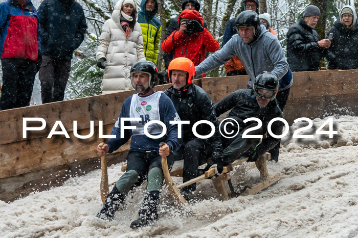 53. Hornschlittenrennen Partenkirchen, 06.01.2024