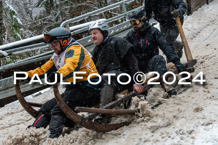 53. Hornschlittenrennen Partenkirchen, 06.01.2024