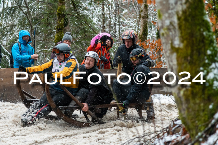 53. Hornschlittenrennen Partenkirchen, 06.01.2024