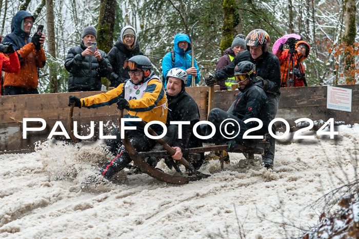 53. Hornschlittenrennen Partenkirchen, 06.01.2024