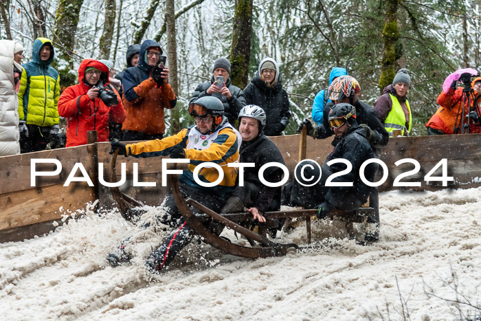 53. Hornschlittenrennen Partenkirchen, 06.01.2024