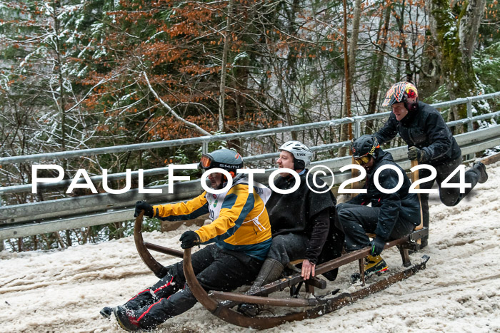 53. Hornschlittenrennen Partenkirchen, 06.01.2024