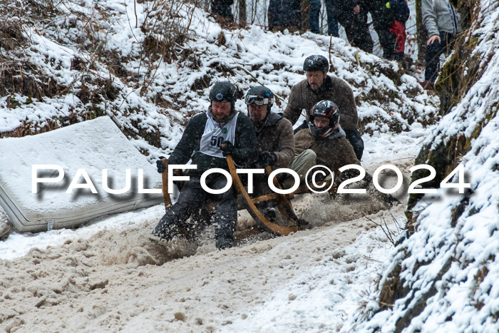 53. Hornschlittenrennen Partenkirchen, 06.01.2024