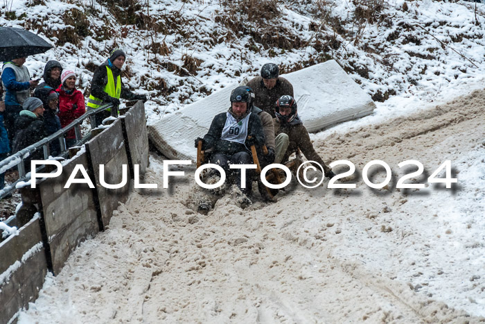 53. Hornschlittenrennen Partenkirchen, 06.01.2024