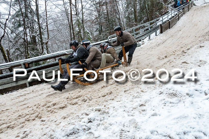 53. Hornschlittenrennen Partenkirchen, 06.01.2024