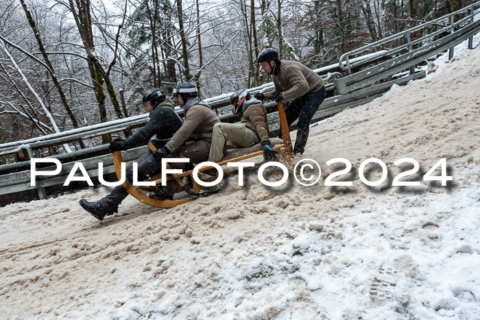 53. Hornschlittenrennen Partenkirchen, 06.01.2024
