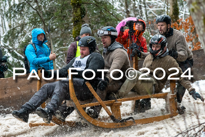 53. Hornschlittenrennen Partenkirchen, 06.01.2024
