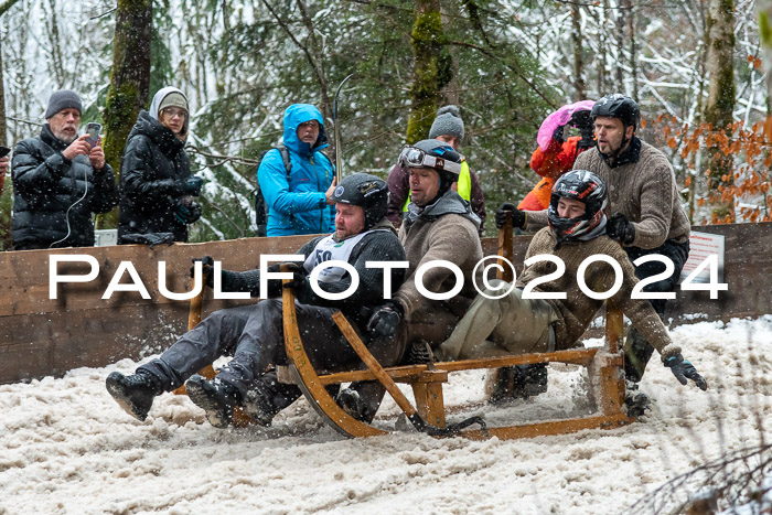 53. Hornschlittenrennen Partenkirchen, 06.01.2024