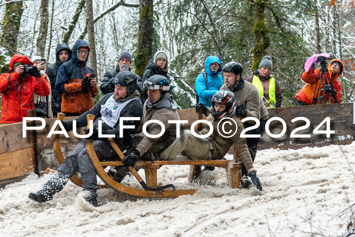 53. Hornschlittenrennen Partenkirchen, 06.01.2024