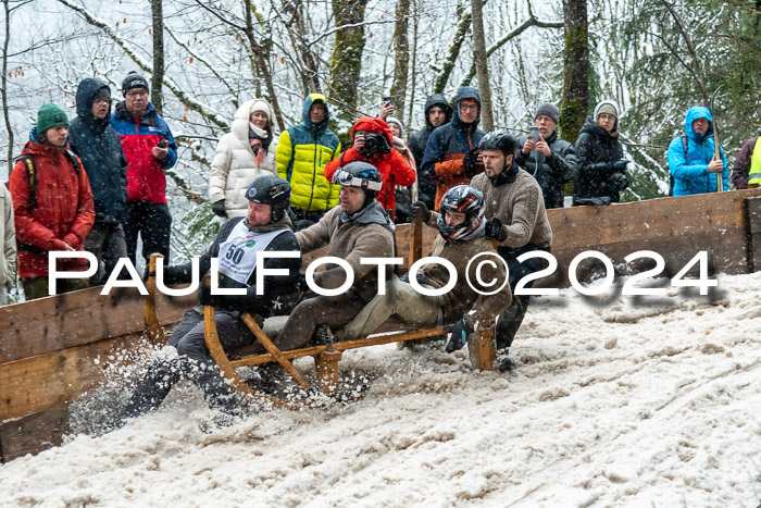 53. Hornschlittenrennen Partenkirchen, 06.01.2024