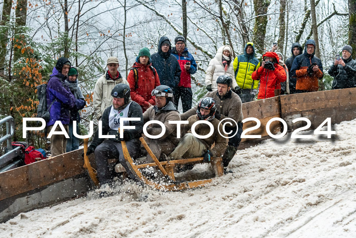 53. Hornschlittenrennen Partenkirchen, 06.01.2024