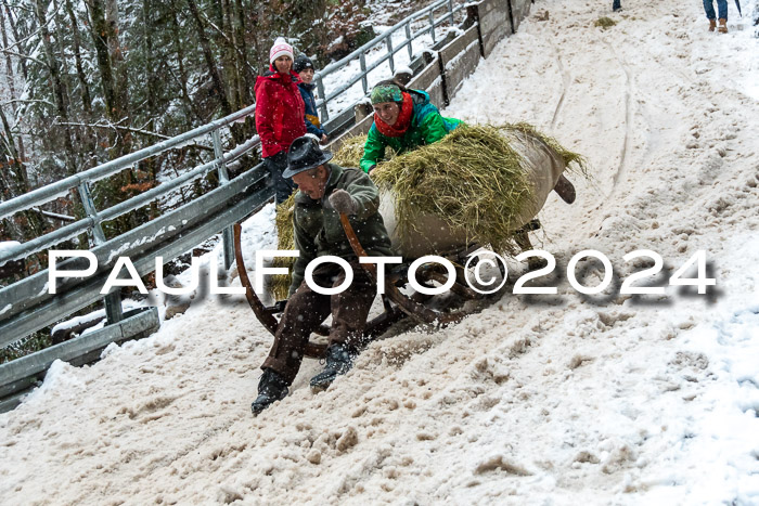 53. Hornschlittenrennen Partenkirchen, 06.01.2024
