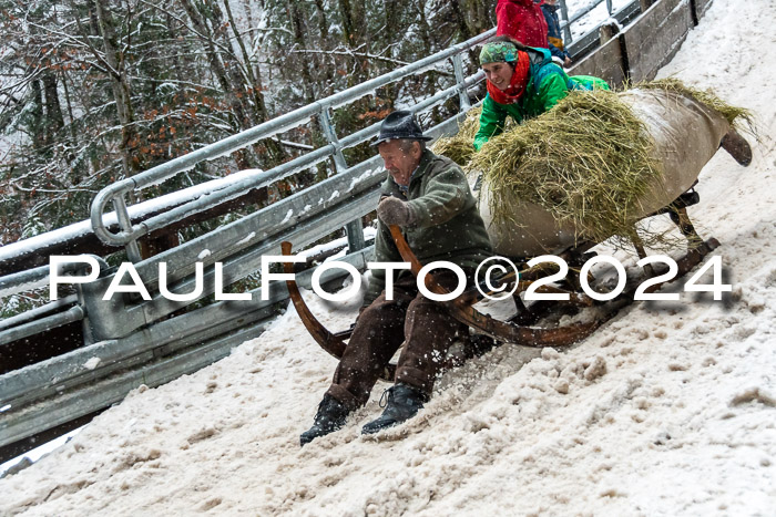53. Hornschlittenrennen Partenkirchen, 06.01.2024
