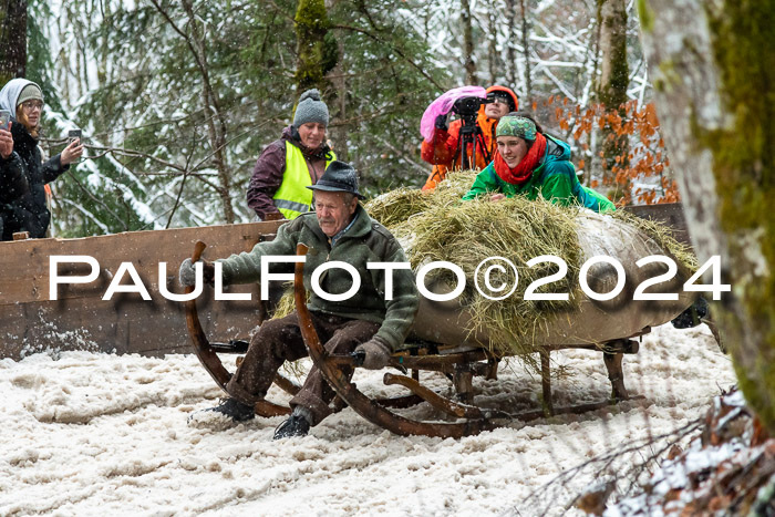 53. Hornschlittenrennen Partenkirchen, 06.01.2024