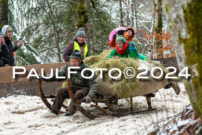 53. Hornschlittenrennen Partenkirchen, 06.01.2024
