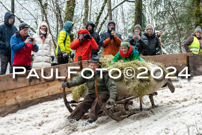 53. Hornschlittenrennen Partenkirchen, 06.01.2024