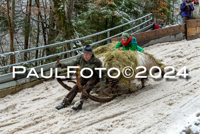 53. Hornschlittenrennen Partenkirchen, 06.01.2024