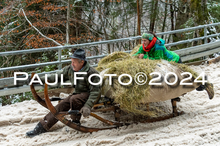 53. Hornschlittenrennen Partenkirchen, 06.01.2024