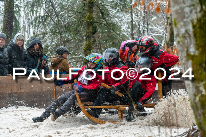 53. Hornschlittenrennen Partenkirchen, 06.01.2024