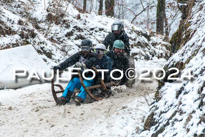 53. Hornschlittenrennen Partenkirchen, 06.01.2024