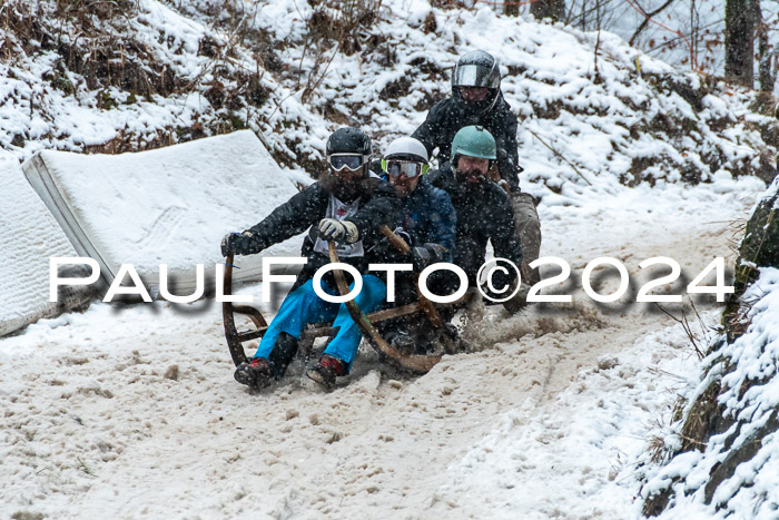 53. Hornschlittenrennen Partenkirchen, 06.01.2024