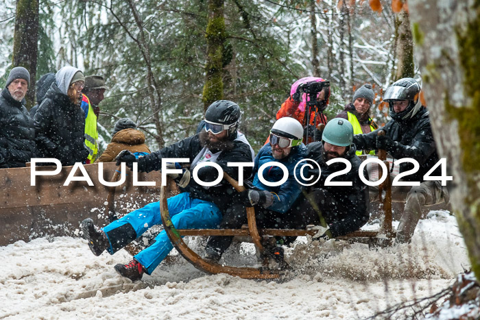 53. Hornschlittenrennen Partenkirchen, 06.01.2024