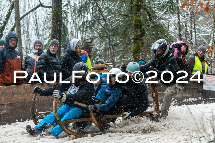 53. Hornschlittenrennen Partenkirchen, 06.01.2024