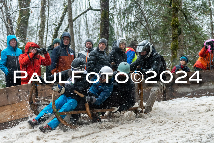 53. Hornschlittenrennen Partenkirchen, 06.01.2024