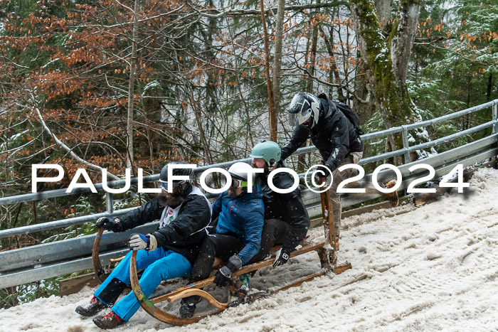 53. Hornschlittenrennen Partenkirchen, 06.01.2024