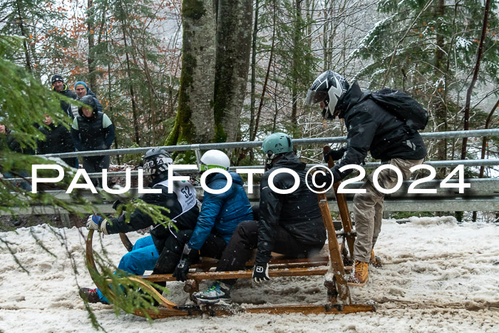 53. Hornschlittenrennen Partenkirchen, 06.01.2024