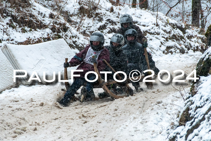53. Hornschlittenrennen Partenkirchen, 06.01.2024