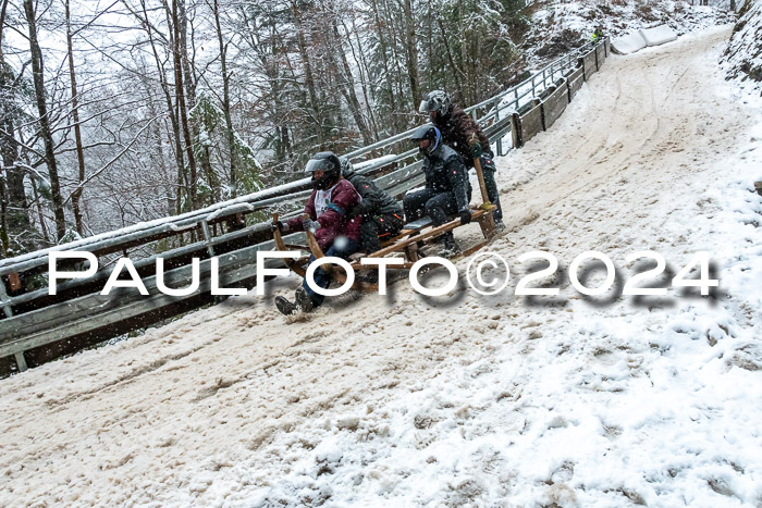 53. Hornschlittenrennen Partenkirchen, 06.01.2024