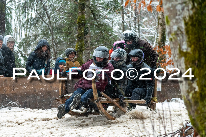 53. Hornschlittenrennen Partenkirchen, 06.01.2024
