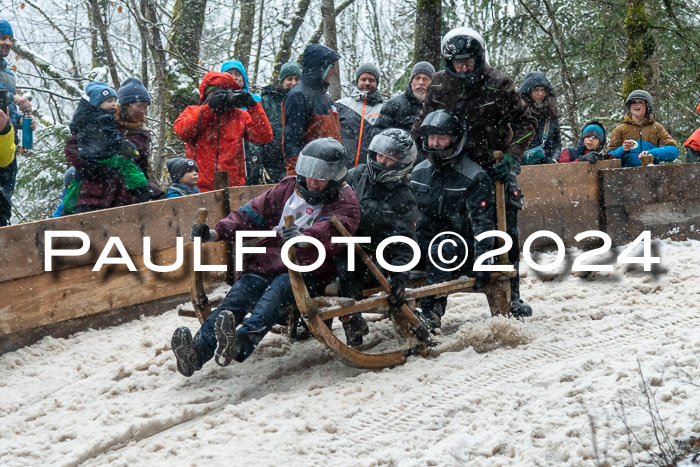 53. Hornschlittenrennen Partenkirchen, 06.01.2024