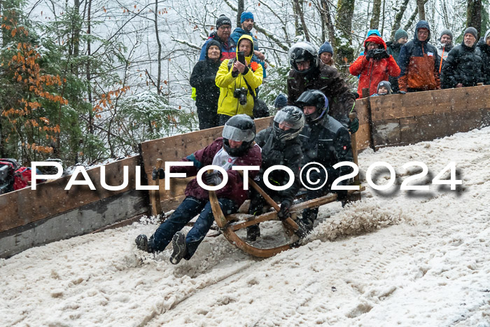 53. Hornschlittenrennen Partenkirchen, 06.01.2024