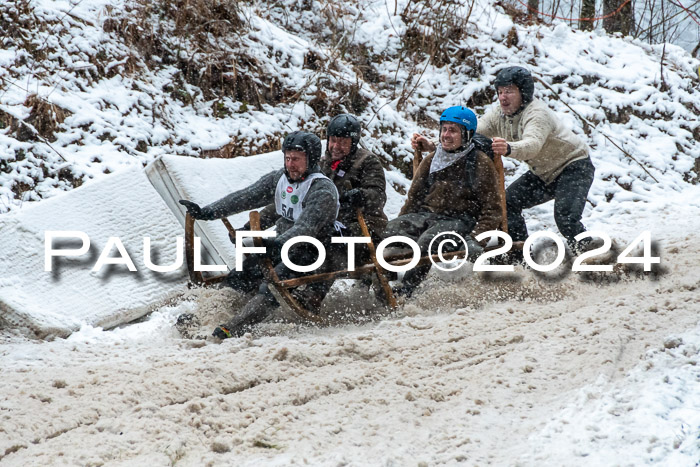 53. Hornschlittenrennen Partenkirchen, 06.01.2024
