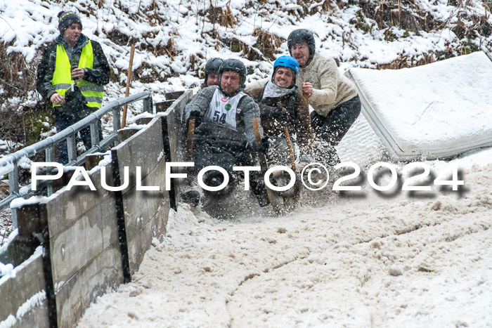 53. Hornschlittenrennen Partenkirchen, 06.01.2024