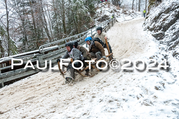 53. Hornschlittenrennen Partenkirchen, 06.01.2024