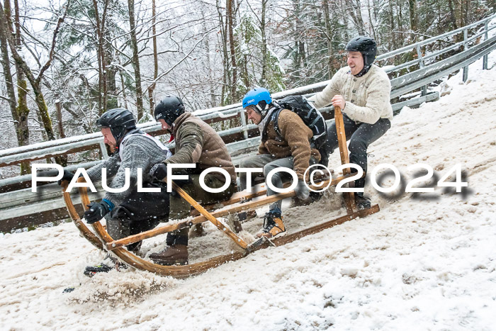 53. Hornschlittenrennen Partenkirchen, 06.01.2024