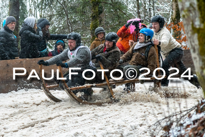 53. Hornschlittenrennen Partenkirchen, 06.01.2024