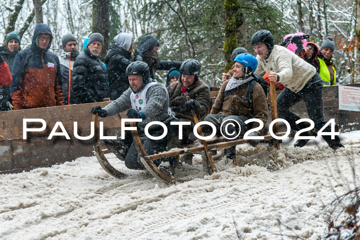 53. Hornschlittenrennen Partenkirchen, 06.01.2024