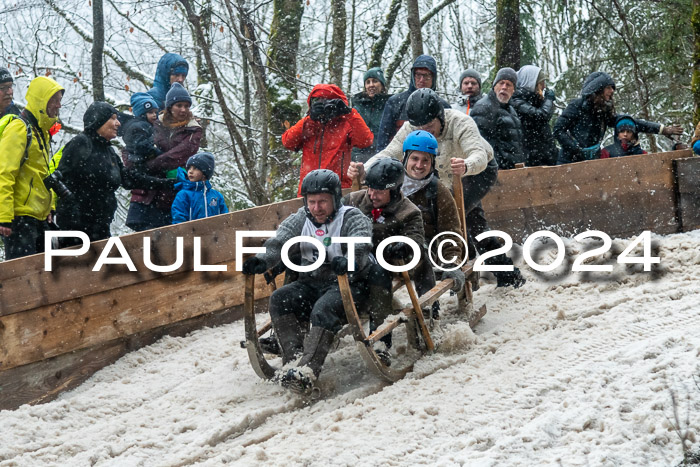 53. Hornschlittenrennen Partenkirchen, 06.01.2024