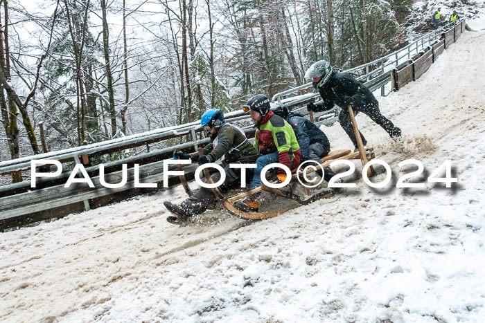 53. Hornschlittenrennen Partenkirchen, 06.01.2024