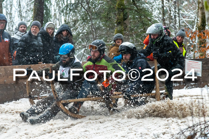 53. Hornschlittenrennen Partenkirchen, 06.01.2024